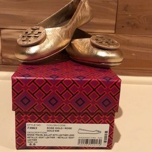 Tory Burch Minnie Travel Ballet Flats